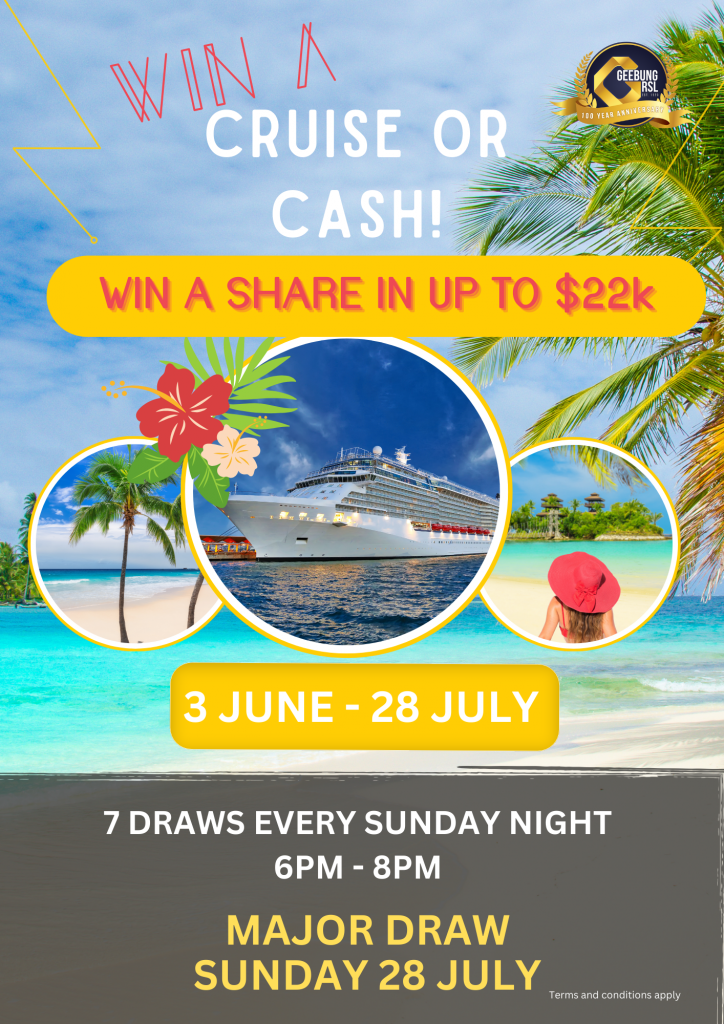Win A Cruise Or Cash (document (a4))