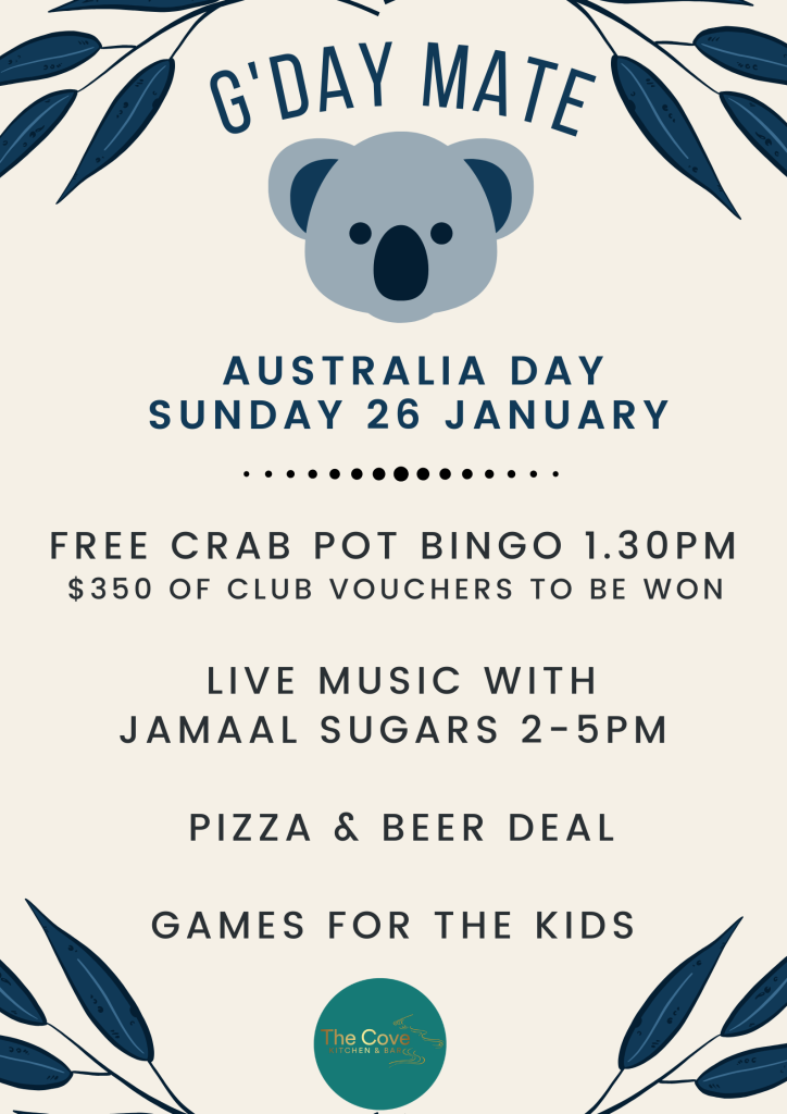 The Cove Australia Day Poster